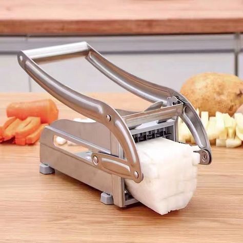 Cortador Papas Acero Inoxidable Fácil Cortar Rondon-7