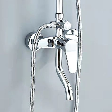 Grifo Ducha Cabezal Rociador Mano Ajustable Boquilla Rondon-7
