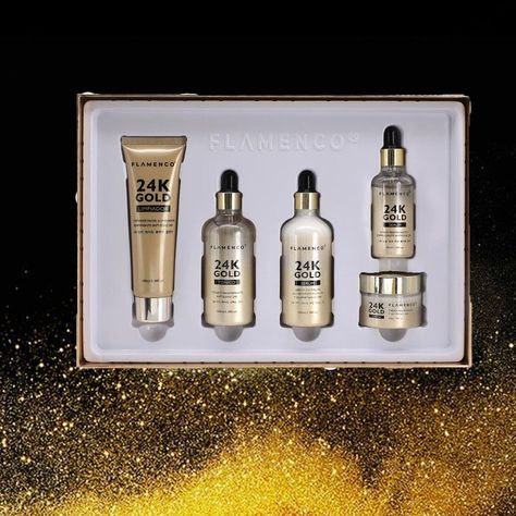 Kit SkinCare Línea 24K Facial Reafirmante Antienvejecimiento-2