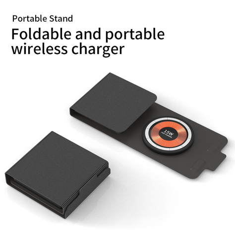 Cargador Plegable 3 en 1 Portatil Banda Inalambrico Lau-6