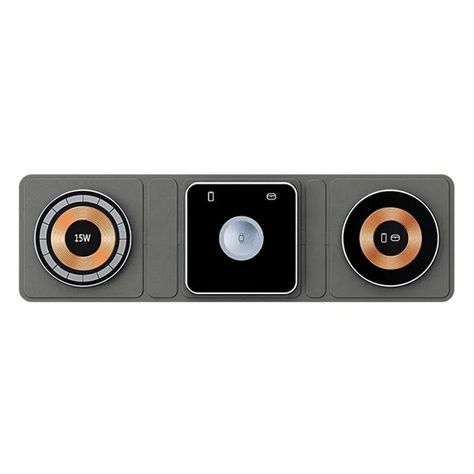 Cargador Plegable 3 en 1 Portatil Banda Inalambrico Lau-7