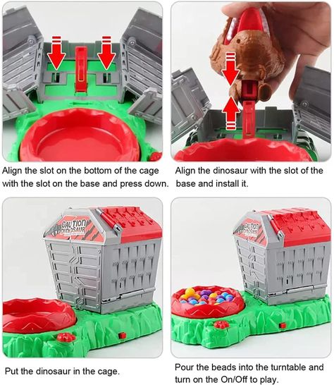 Juego Mesa Dinosaurio Juguetes Interactivo Conjunto Rondon-4