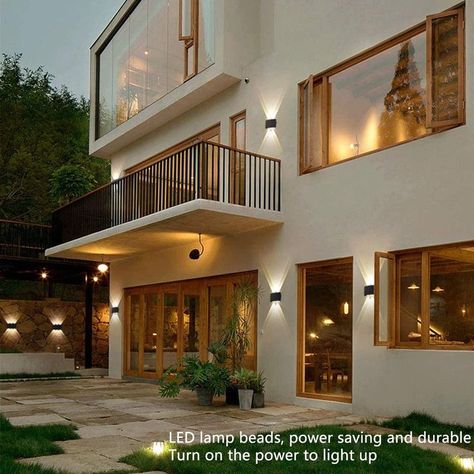 Aplique Pared LED Moderna Decoracion Interior Exterior Lau-4