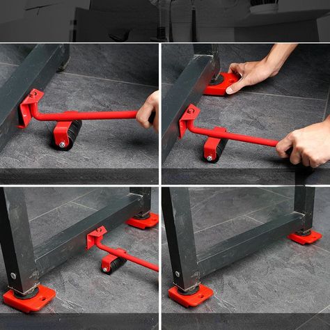 Herramienta Móvil Muebles Pesados Elevador Ruedas Rondon-7