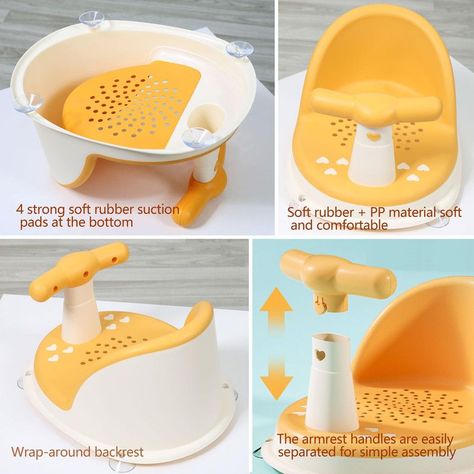 
Silla Bebe Baño Asiento Fondo Antideslizante Ducha Rondon-4
