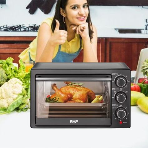 Horno Eléctrico Versátil Cocción Uniforme 1200W Jhn-3
