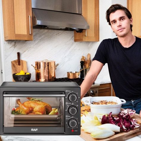 Horno Eléctrico Versátil Cocción Uniforme 1200W Jhn-6