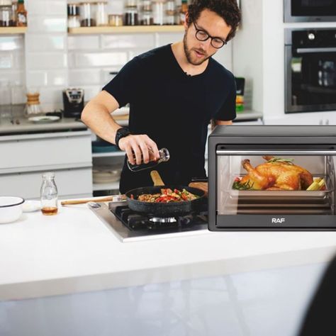 Horno Eléctrico Versátil Cocción Uniforme 1200W Jhn-7