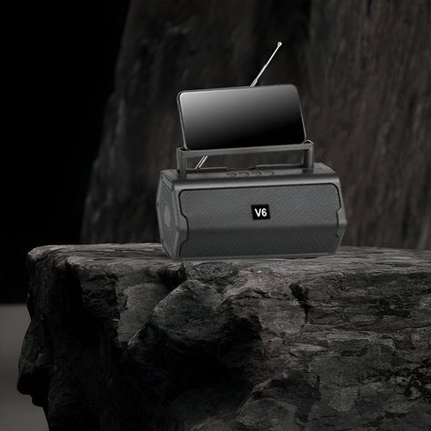Parlante Portatil Inalámbrico Solar Nuevo Altavoz Rondon-6