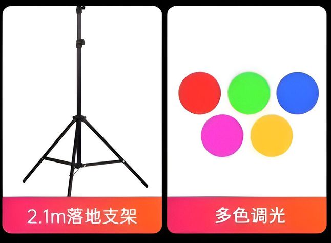 Iluminacion Foco Spotlight RGB Fotos Escenario Luce LED Lau -6