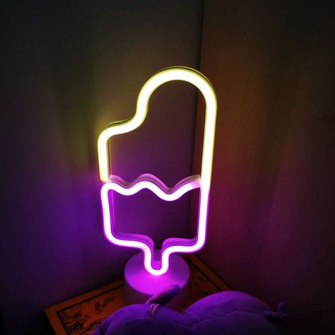 Lampara Paleta LED Neon Decorativa Fiesta Habitacion NiñoLau-1