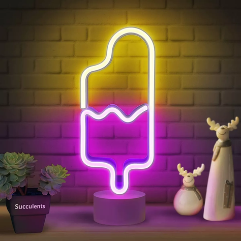 Lampara Paleta LED Neon Decorativa Fiesta Habitacion NiñoLau-4