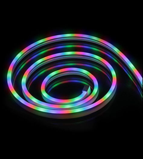 Tira Cinta Neon Flex Luz LED Decorativa RGB 5m Jhn-2