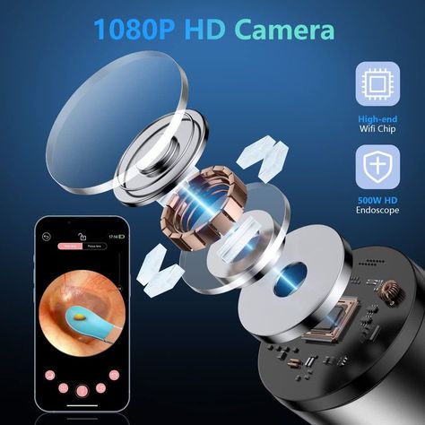 Limpiador Oidos Camara  Portatil Lau-4
