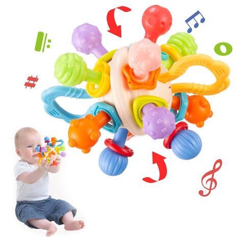 Juguete Denticion Sensorial Morder Bebes Lau-2