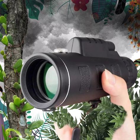 Monocular Hd Alta Potencia Soporte Triángulo Alcance Jhn-1