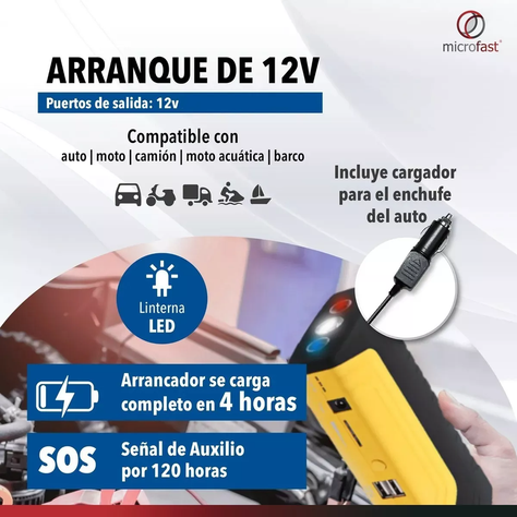 Iniciador Bateria Vehiculo Arrancador Especial Rondon-4