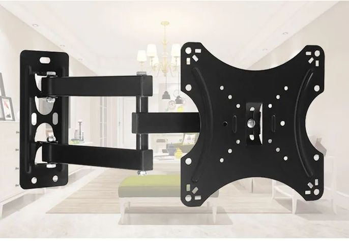 Soporte Tv Base Pared Giratoria Brazo Reclinable Rondon-2