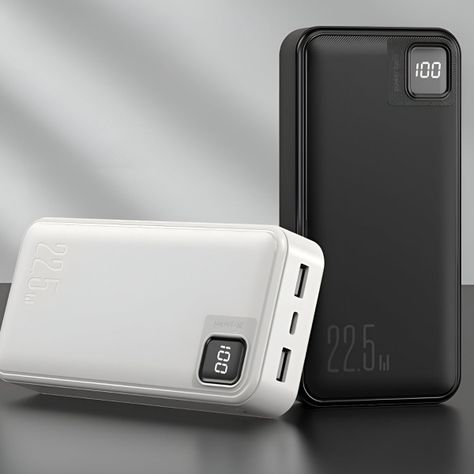 Cargador Inalámbrico Carga Rápida Portátil Pantalla LED 2en1-7