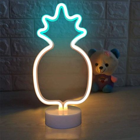 Lampara Piña LED Neon Fiesta Decoracion Habitacion Lau-7
