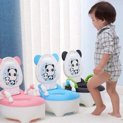 Pelela Orinal Panda Bebé Tazón Inodoro Animados Niños Rondon-2