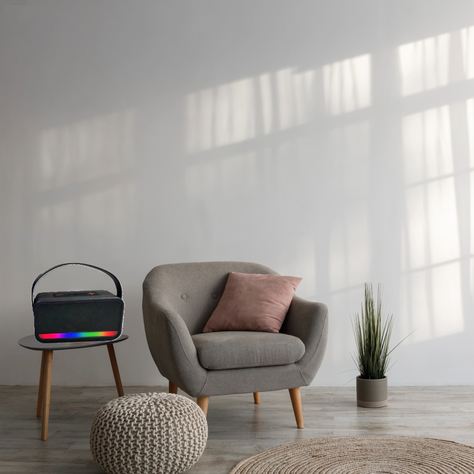 Parlante Inalambrico Arcoiris Bluetooth Lau -5