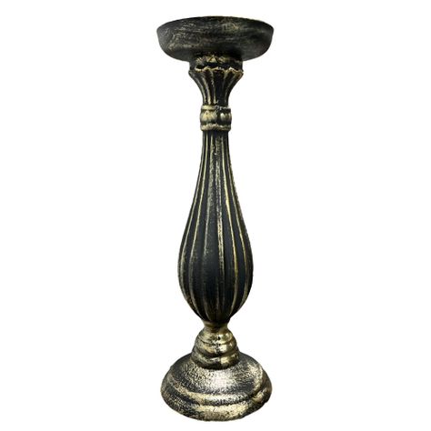 Candelabro Pilar Romano Pedestal Decorativo 34cm Jhn-0