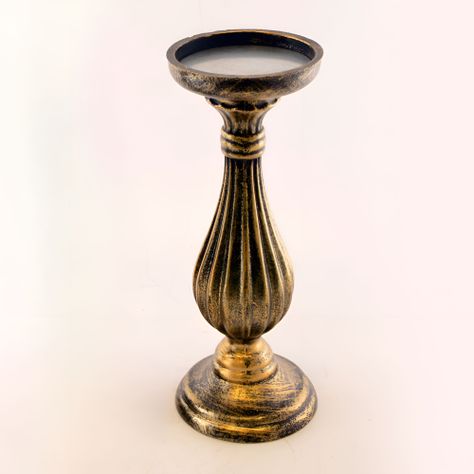 Candelabro Pilar Romano Pedestal Decorativo 34cm Jhn-2