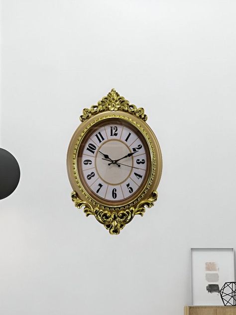 Reloj Pared Decoratiivo Antiguo Metal Elegante Sala Lau-3