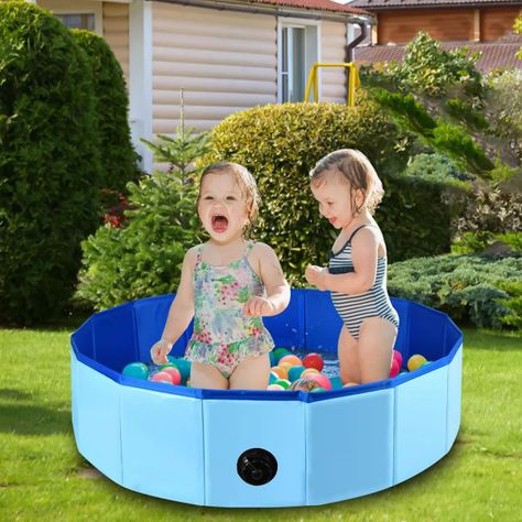 Piscina Pileta Plegable Para Mascotas Y Niños 80x20cm Jhn-3