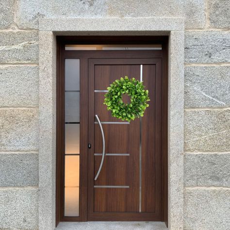 Set de 2 Corona Artificial Puerta Decorativa Eucalipto Jhn-7