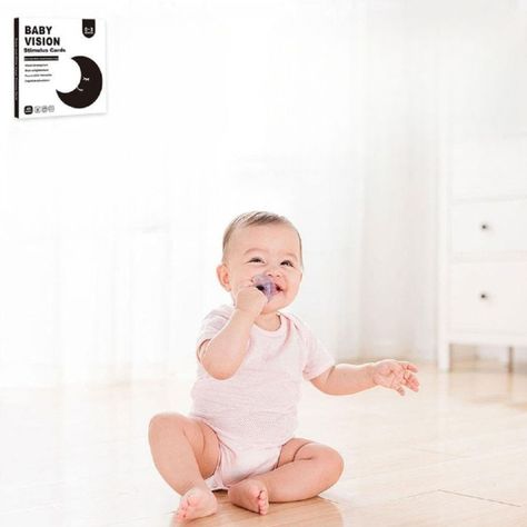 Set de 6 Tarjetas Estimulación Visual Bebés 0-3 Meses Jhn-5