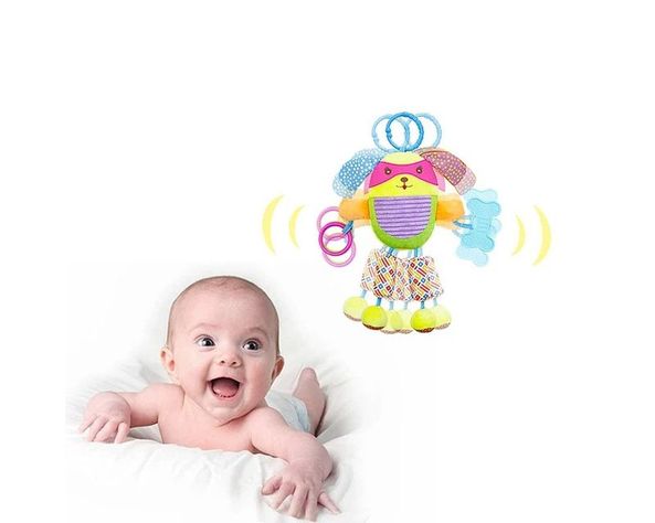 Sonajero Bebe Suave Felpa Temprano Desarrollo Bebe Jer-1