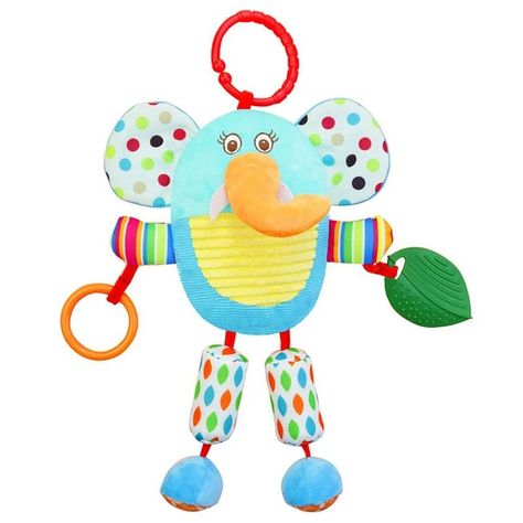 Sonajero Bebe Suave Felpa Temprano Desarrollo Bebe Jer-9