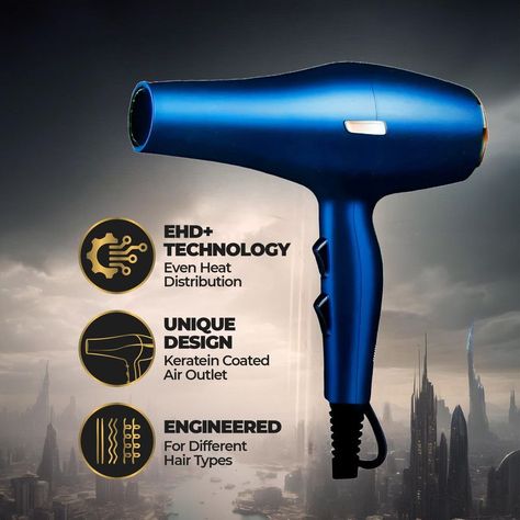 Secador Cabello GW Profesional 6000W Mujer Belleza Lau-1