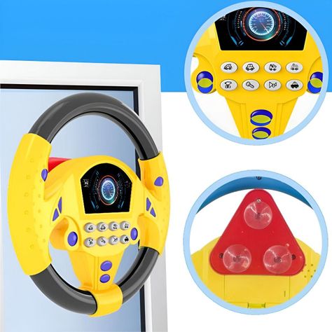 Controlador Conducción Simulado Portátil Sonido Volante Jhn-5