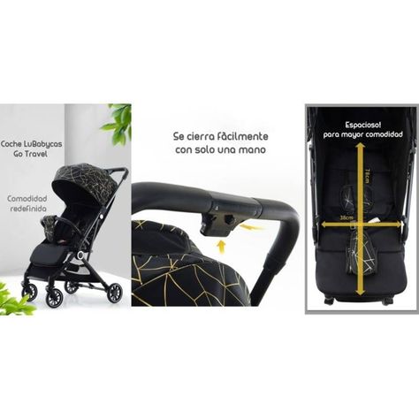 Coche Paseo Ultra Compacto Bebe Plegable Ajustable Rondon-3
