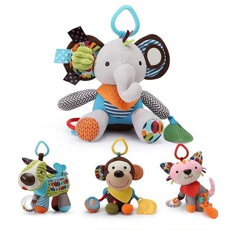 Peluche Bebe Multiples Texturas Sonido Funcion Morder Jer-7
