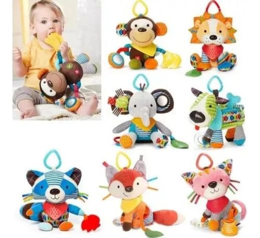 Peluche Bebe Multiples Texturas Sonido Funcion Morder Jer-9