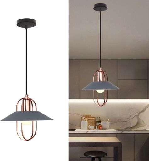 LÁMPARA COLGANTE Estilo Minimalista Moderno Techo Alto-1