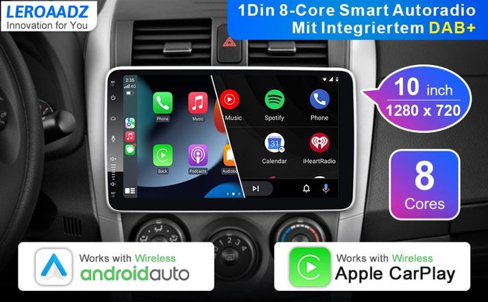Radio Coche Bluetooth Pantalla Extraible Android Rondon-6