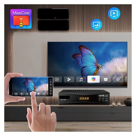 Sintonizador Digital Convertidor TV Canales Full HD Lau-1