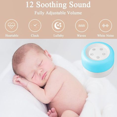 Máquina Monitor Bebe Sonido Ruido Luces Nocturnas Rondon-4