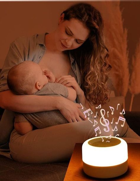 Máquina Monitor Bebe Sonido Ruido Luces Nocturnas Rondon-7