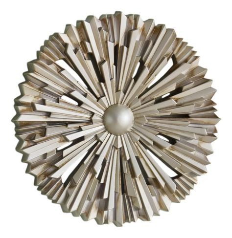 Figura Decorativa Redonda Pared Escultura Mural 3D Jhn-0