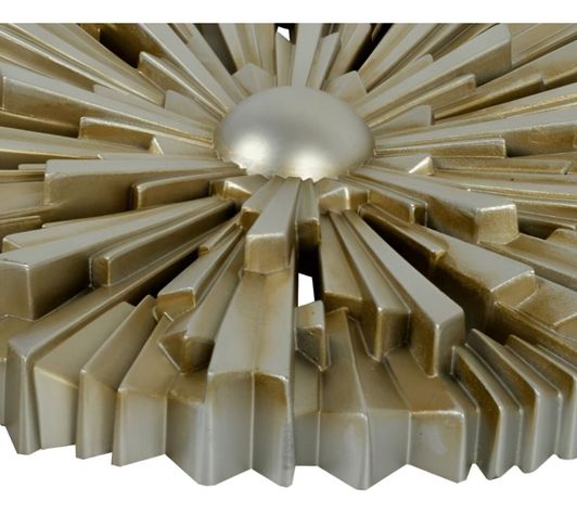 Figura Decorativa Redonda Pared Escultura Mural 3D Jhn-1