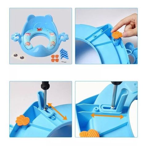 Adaptador Asiento Entrenamiento Bebe Suave Baño Rondon-9