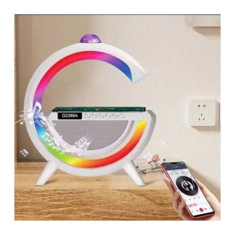 Parlante Portatil Bluetooth Rgb Multifuncion Atmosfera Jer-4