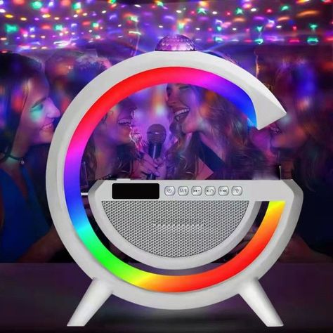 Parlante Portatil Bluetooth Rgb Multifuncion Atmosfera Jer-8