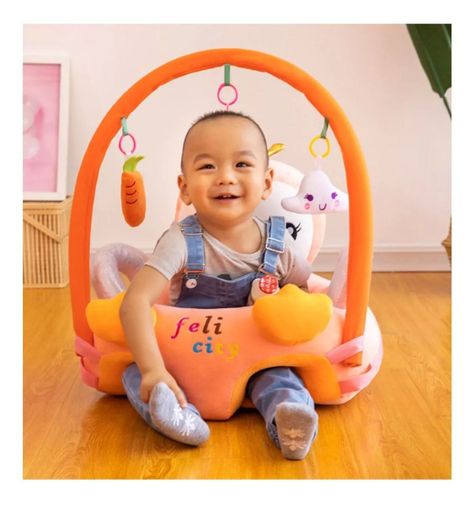Asiento Niños Sonajero Apoyo Bebe Niños Guagua Felpa Rondon-2